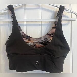 lululemon athletica Reversible Print Sports Bra Size 6